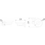 ICA 8359 szappantartó – bronz színű, matt tálkával, falra szerelhető - Image 3