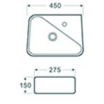Washbasin ICC 871 – Művészi porcelán mosdókagyló - Image 2