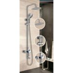 ICF 8850NEW esőztetős zuhanyszett – krómozott, kerek kialakítás - Image 2