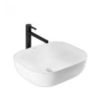 Washbasin ICB 887W – Fényes fehér porcelán mosdókagyló pulttetőre - Image 5