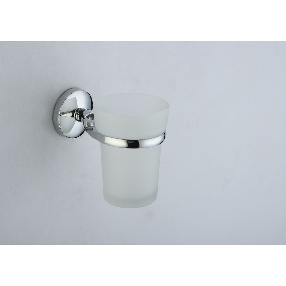 9058-1152x1152w ICA 9058 – Fali pohártartó / fogkefetartó pohárral, krómozott kivitelben - Image 1