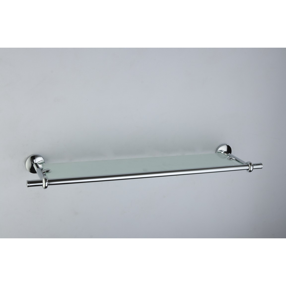 9091-1152x1152w ICA 9091 – Fali üvegpolc krómozott fém tartókkal (60 cm) - Image 1