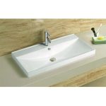 Porcelán mosdókagyló – ICC 9155-2NEW (91 × 48 cm, fényes fehér)