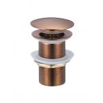 Siphon IC S43 BRUSH ROSE GOLD – Réz pop-up leeresztőszelep túlfolyó nélkül