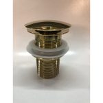 Siphon IC A43GOLD – Pop-up mosdószifon túlfolyó nélkül, arany színben