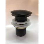 Siphon IC A43BM – Pop-up mosdószifon túlfolyó nélkül, matt fekete