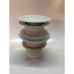 Siphon IC A43WM – Pop-up mosdószifon túlfolyó nélkül, matt fehér