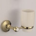 ICA 2302 – Arany színű pohártartó – SAHARA Luxus Fürdőszobai Kiegészítő