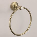 ICA 2305 – Arany színű törölközőtartó gyűrű – SAHARA Luxus Fürdőszobai Kiegészítő