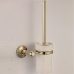 ICA 2309 – Luxus arany WC kefetartó – SAHARA Fürdőszobai Kiegészítő
