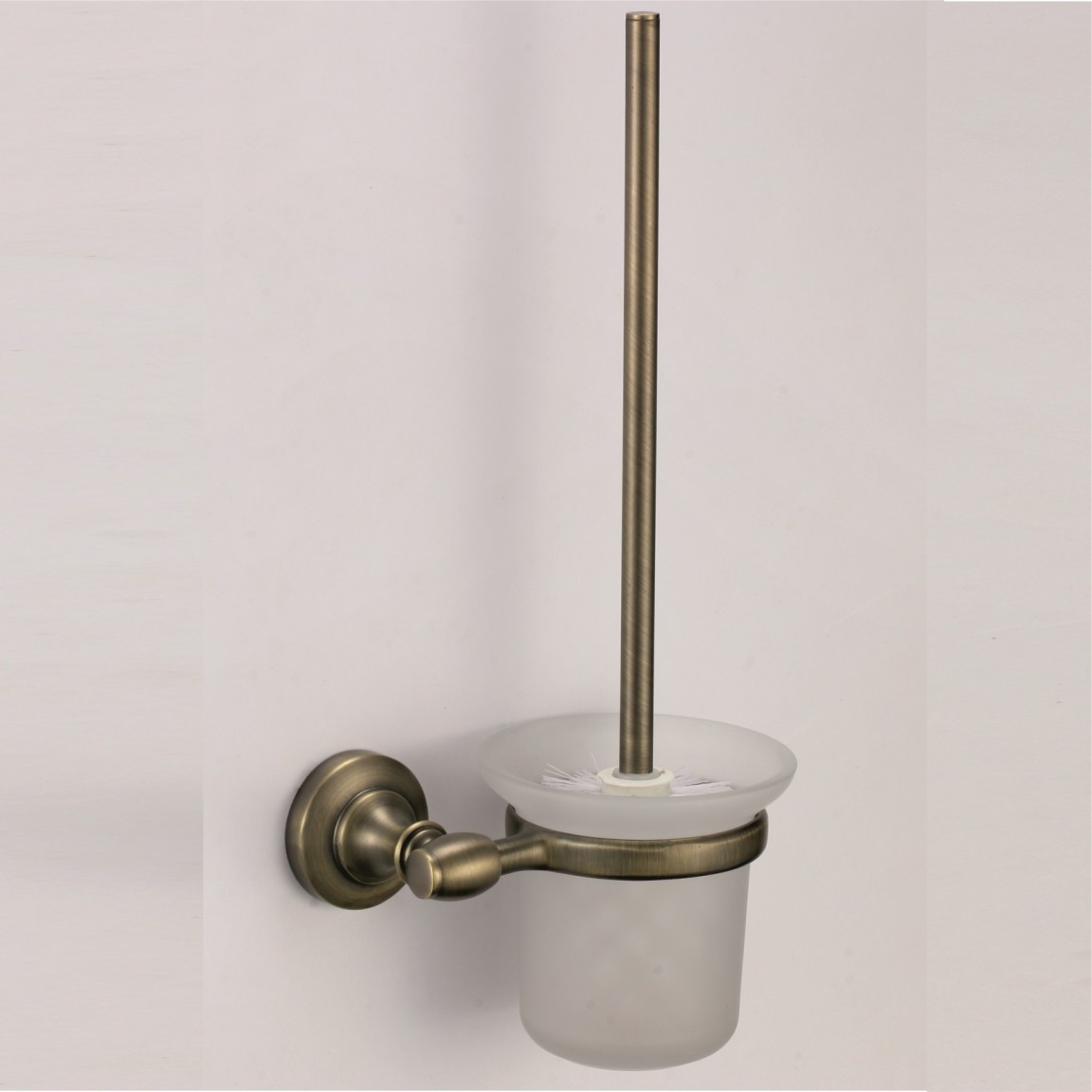 ICA-8394-1152x1152 ICA 8394 – Fali WC-kefe matt üvegtartóval, bronz kivitelben - Image 1