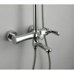 ICT 8873 „DEIA” – teleszkópos zuhanyrendszer fejzuhannyal, kézizuhannyal és kifolyós csapteleppel - Image 3