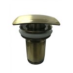 Siphon BROUDI ICS 706 BR – Bronz színű pop-up mosdószifon túlfolyóval