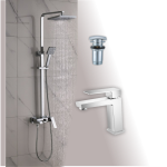 ICT BG ELINOR CHROME – 3 az 1-ben prémium zuhanyszett